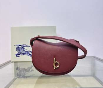 Uubags Burberry Mini Rocking Horse Bag In Red 19x6x16cm