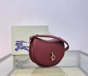 Uubags Burberry Mini Rocking Horse Bag In Red 19x6x16cm - 6