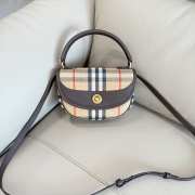 Uubags Burberry Highlands Crossbody Bag In Beige 24.5x8x18cm - 6