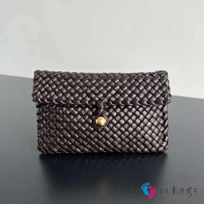 Uubags Bottega Veneta Clutch In Dark Brown 20x15x5cm - 1