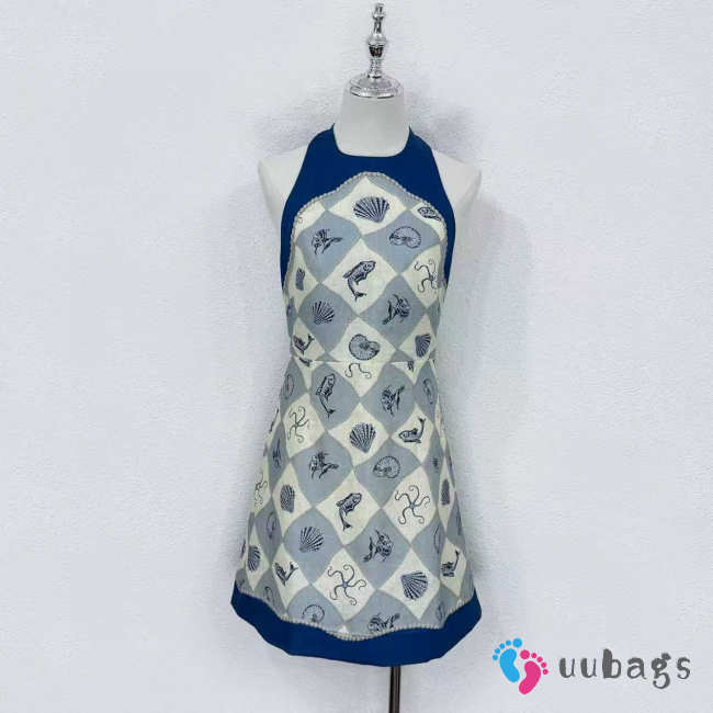 Uubags Alemais Pia printed linen minidress - 1