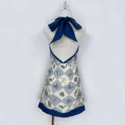 Uubags Alemais Pia printed linen minidress - 2
