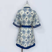 Uubags Alemais Pia printed linen shirt dress - 2