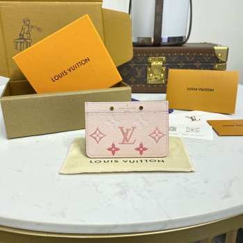 Uubags Louis Vuitton M81022 Card Holder In Pink 11x7.5x0.4cm