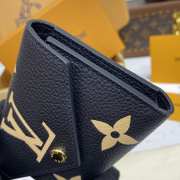 Uubags Louis Vuitton M80968 Victorine Wallet Black /Beige 12x9.5x2.5cm - 6