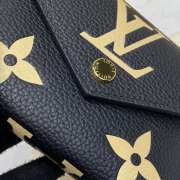 Uubags Louis Vuitton M80968 Victorine Wallet Black /Beige 12x9.5x2.5cm - 2