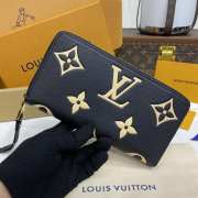 Uubags Louis Vuitton M80481 Zippy Wallet Black /Beige 19.5x10.5x2.5cm - 3