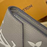 Uubags Louis Vuitton M81861 Victorine Wallet Tourterelle Gray /Cream 12x9.5x2.5cm - 6