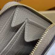 Uubags Louis Vuitton M69797 Zippy Coin Purse Tourterelle Gray /Cream 11x8.5x2cm - 5