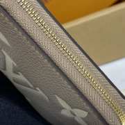 Uubags Louis Vuitton M69797 Zippy Coin Purse Tourterelle Gray /Cream 11x8.5x2cm - 3