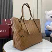 Uubags Gucci Emblem large tote bag brown GG monogram coated fabric 37x31x16cm - 5