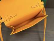 Uubags Chypre wallet-pouch in yellow 21x16x4cm - 4
