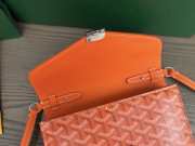 Uubags Chypre wallet-pouch in orange 21x16x4cm - 5