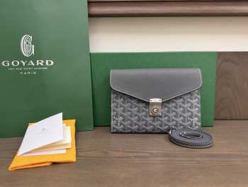 Uubags Chypre wallet-pouch in grey 21x16x4cm