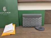 Uubags Chypre wallet-pouch in grey 21x16x4cm - 6