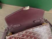Uubags Chypre wallet-pouch in burgundy 21x16x4cm - 3