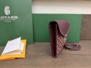 Uubags Chypre wallet-pouch in burgundy 21x16x4cm - 4