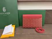 Uubags Chypre wallet-pouch in red 21x16x4cm - 6