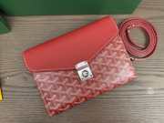 Uubags Chypre wallet-pouch in red 21x16x4cm - 4