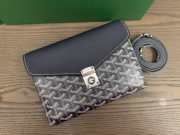 Uubags Chypre wallet-pouch in navy blue 21x16x4cm - 4