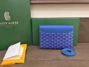 Uubags Chypre wallet-pouch in blue 21x16x4cm - 6
