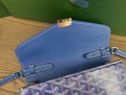 Uubags Chypre wallet-pouch in blue 21x16x4cm - 5