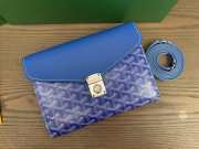 Uubags Chypre wallet-pouch in blue 21x16x4cm - 4