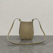 Uubags Celine Phone Pouch Heloise In Supple Calfskin Beige 15x19.5x3cm - 4