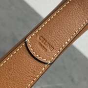 Uubags Celine Phone Pouch Heloise In Supple Calfskin Brown 15x19.5x3cm - 6
