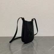 Uubags Celine Phone Pouch Heloise In Supple Calfskin Black 15x19.5x3cm - 4