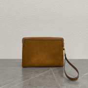 Uubags Celine small pouch with strap in nubuck calfskin cameo 25x17.5x1cm - 4