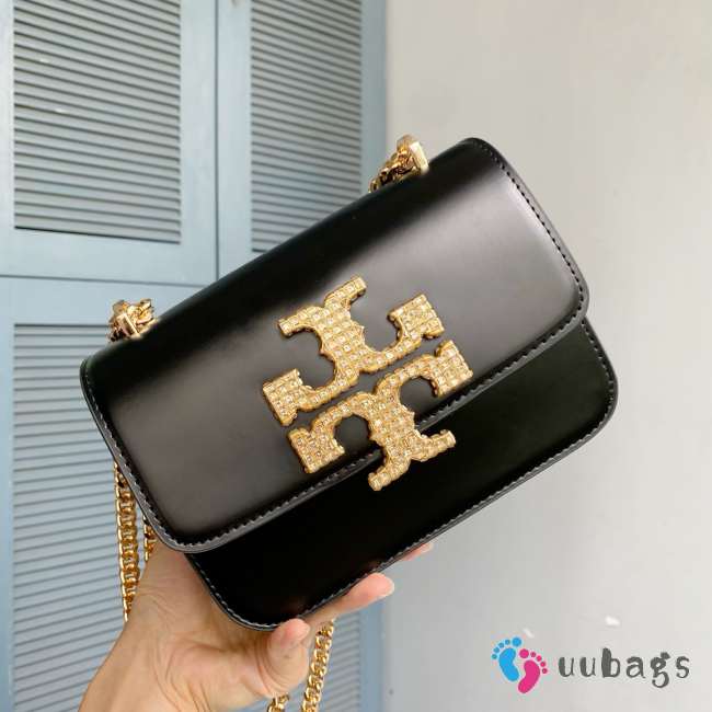 Uubags Tory Burch Eleanor Small Convertible Purple Bag 19x13.5x6.2cm - 1