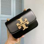 Uubags Tory Burch Eleanor Small Convertible Purple Bag 19x13.5x6.2cm - 1