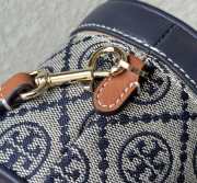 Uubags Tory Burch T Monogram Vanity Case Tory Navy 18.5x9.7x9.3cm - 2