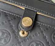 Uubags Tory Burch T Monogram Vanity Case Black 18.5x9.7x9.3cm - 4