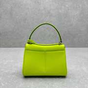 Uubags Balenciaga Rodeo Handbag Mini in granny green smooth calfskin, aged-silver hardware 23x10x18cm - 3