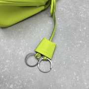 Uubags Balenciaga Rodeo Handbag Mini in granny green smooth calfskin, aged-silver hardware 23x10x18cm - 6