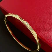 Uubags Cartier Diamond Bangle Gold  - 2