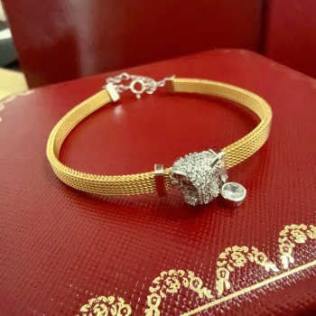 Uubags Cartier Leopard Diamond Bracelet