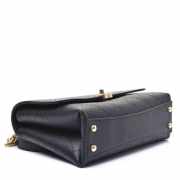 Uubags Chanel Shoulder Bag With Top Handle Caviar Leather In Black 25x26x7cm - 6