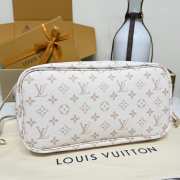 Uubags Louis Vuitton M25665 Neverfull Inside Out MM Bag Dune/Hazelnut Color Canvas 31x28x14cm - 3