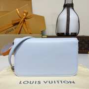 Uubags Louis Vuitton M14547 LV Bloom Bag Azure Blue Calfskin 20x11.5x4cm - 6