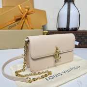 Uubags Louis Vuitton M14581 LV Bloom Bag Cream Macchiato Calfskin 20x11.5x4cm - 5