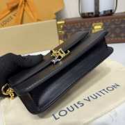 Uubags Louis Vuitton M14564 LV Bloom Bag Black Calfskin 20x11.5x4cm - 6