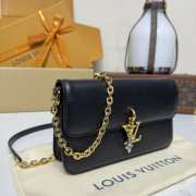 Uubags Louis Vuitton M14564 LV Bloom Bag Black Calfskin 20x11.5x4cm - 5