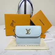 Uubags Louis Vuitton M14614 Tiny Recto Verso Card Holder Bloom Azure Blue 10x8x2cm - 1