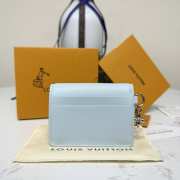 Uubags Louis Vuitton M14614 Tiny Recto Verso Card Holder Bloom Azure Blue 10x8x2cm - 5