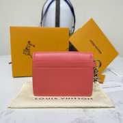 Uubags Louis Vuitton M14614 Tiny Recto Verso Card Holder Bloom Sweet Coral 10x8x2cm - 6