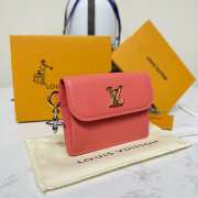 Uubags Louis Vuitton M14614 Tiny Recto Verso Card Holder Bloom Sweet Coral 10x8x2cm - 5