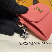 Uubags Louis Vuitton M14614 Tiny Recto Verso Card Holder Bloom Sweet Coral 10x8x2cm - 3
